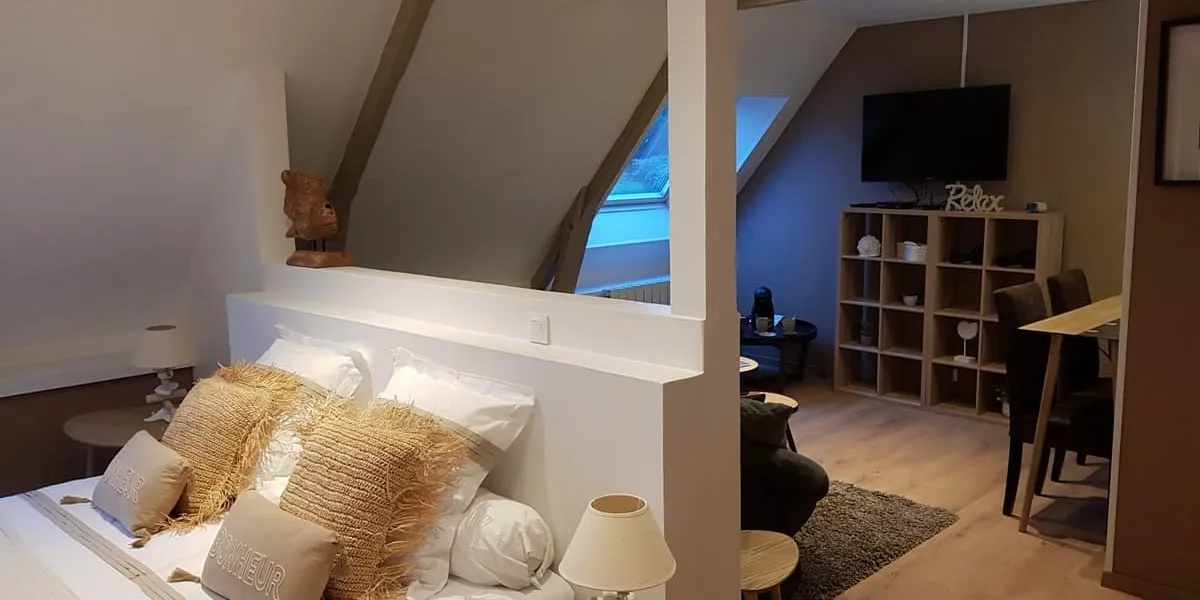 Chambre avec salon "Cabine de plage" pour 2 personnes