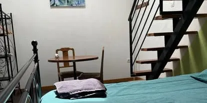 Suite familiale verte en duplex